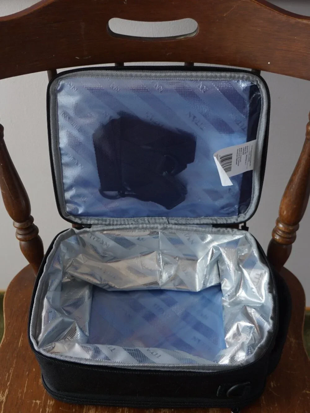 Titan by Arctic Zone Expandable Black Insulated Lunch Box